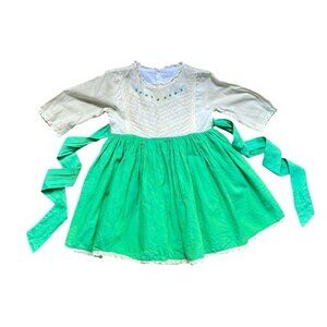Well Dressed Wolf Green Victorian Dress 24 months